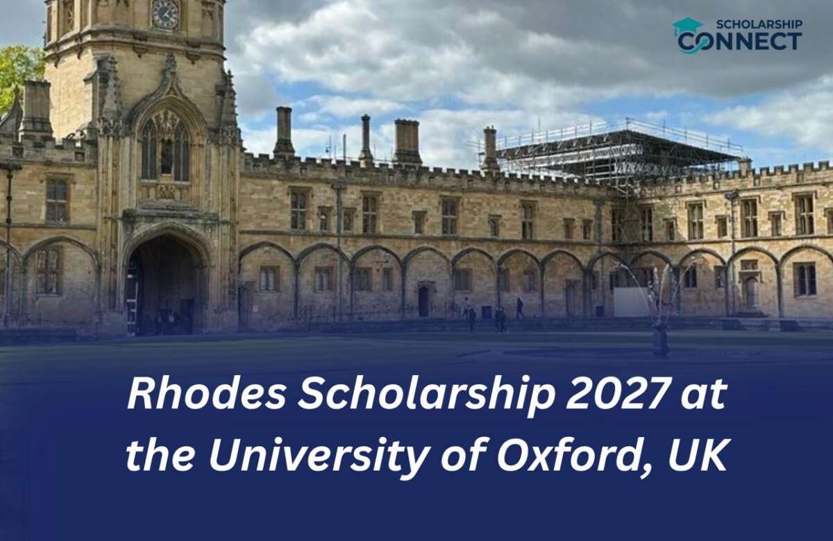 Rhodes Scholarship 2027 at the University of Oxford in UK