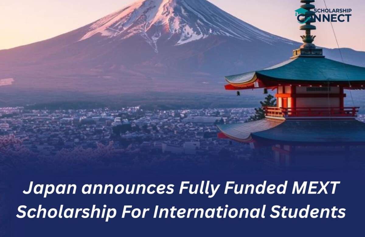 MEXT Japanese Government Scholarship 2025-26 in Japan | Without IELTS